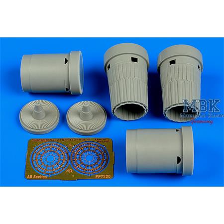 SU-27SM FLANKER B EXHAUST NOZZLES