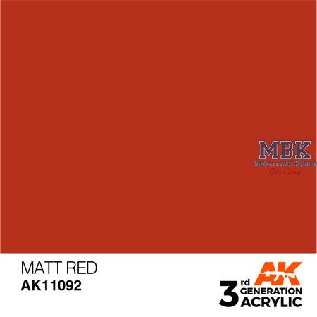 Matt Red (3rd Generation)