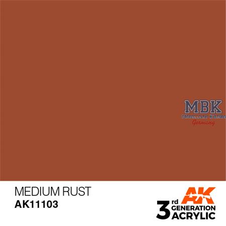 Medium Rust  (3rd Generation)