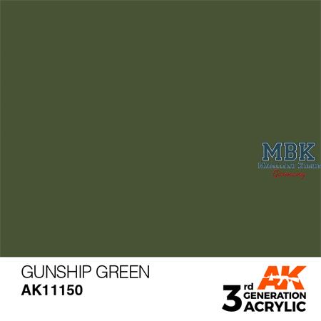 Gunship Green (3rd Generation)