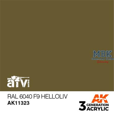 RAL 6040 F9 HELLOLIV (3rd Generation)