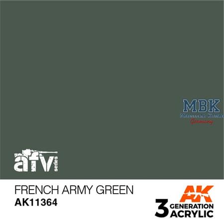 FRENCH ARMY GREEN (3rd Generation)