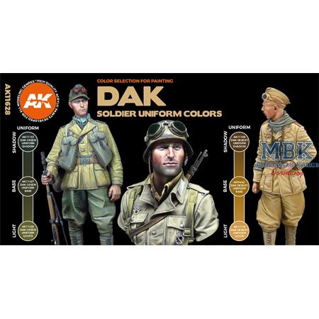 DAK SOLDIERS UNIFORM COLORS (3rd Generation)