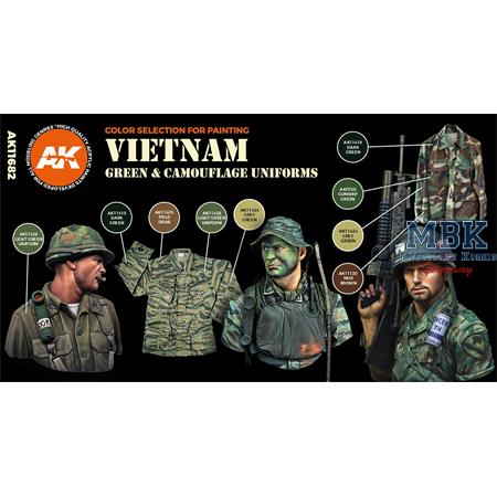 VIETNAM - GREEN AND CAMOUFLAGE  (3rd Generation)