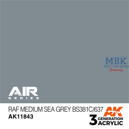RAF MEDIUM SEA GREY BS381C/637-AIR (3. Generation)