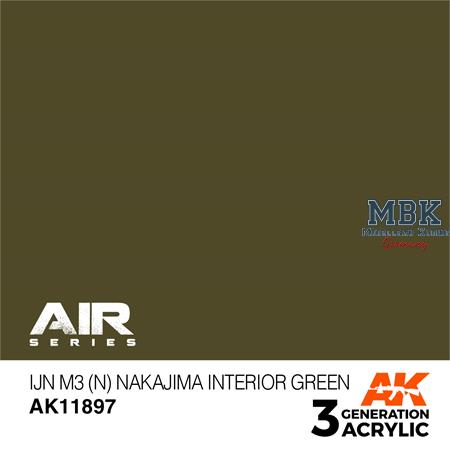 IJN M3 (N) NAKAJIMA INTERIOR GREEN - AIR (3. Gen.)