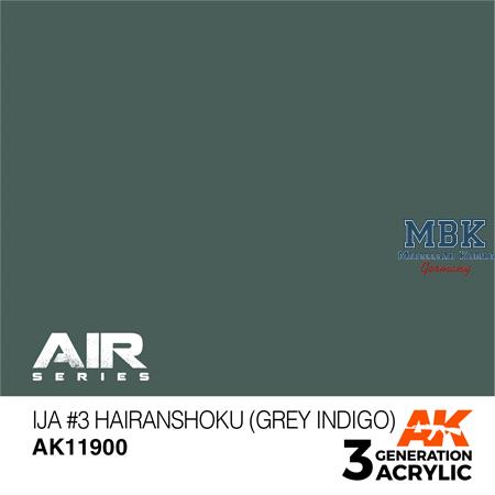 IJA #3 HAIRANSHOKU (GREY INDIGO) - AIR (3. Gen.)