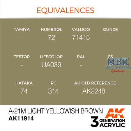 A-21M LIGHT YELLOWISH BROWN - AIR (3. Generation)