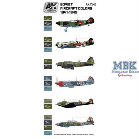 SOVIET AIRCRAFT COLOURS 1941-1945