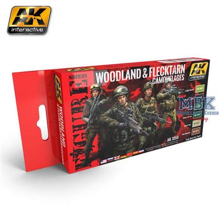 WOODLAND & FLECKTARN CAMOUFLAGES