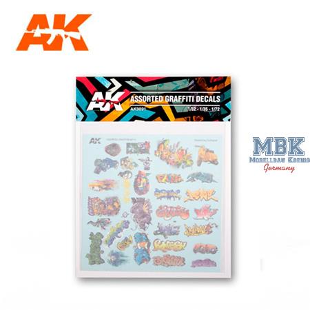 ASSORTED GRAFFITI DECALS