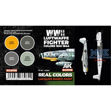 REAL COLORS: Luftwaffe Fighter Color 1941-1944 SET