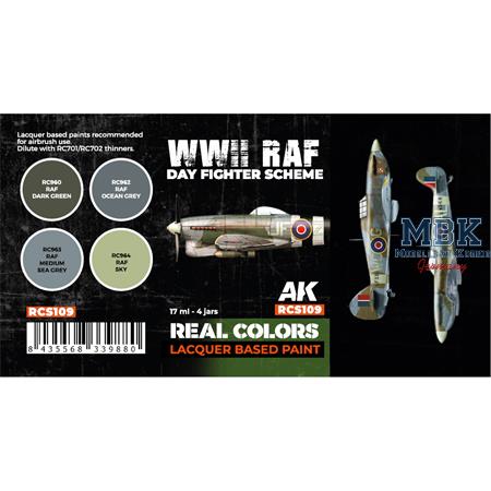 REAL COLORS: WWII RAF Day Fighter Scheme SET