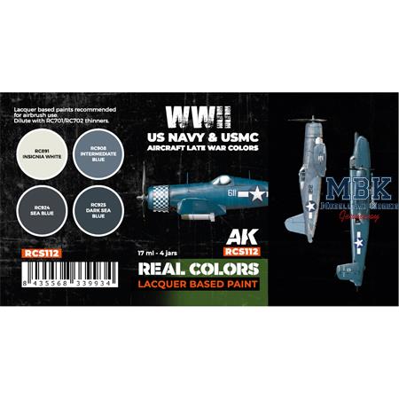 REAL COLORS: WWII US Navy&USMC Aircraft Late War S