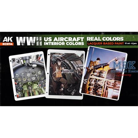 REAL COLORS: WWII US Aircraft Interior Colors SET