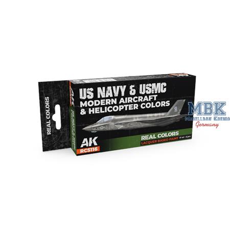 REAL COLORS: US Navy&USMC Modern Colors SET