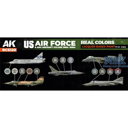 REAL COLORS: US Air Force&ANG Color 1960-1980 SET