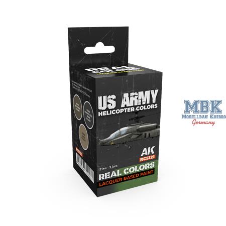 REAL COLORS: US Army Helicopter Colors SET