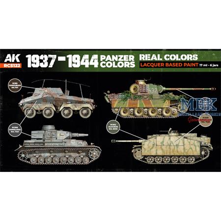 REAL COLORS: 1937-1944 Panzer Colors SET