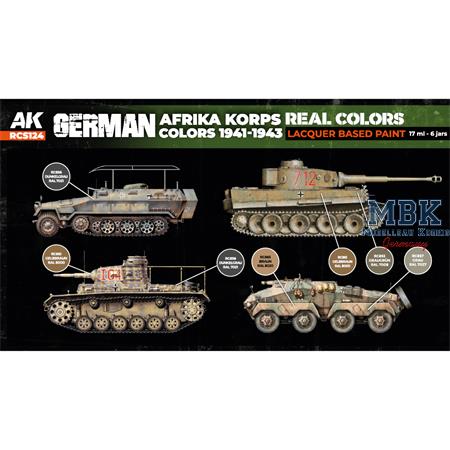 REAL COLORS: German Afrika Korps Color 1941-43 SET