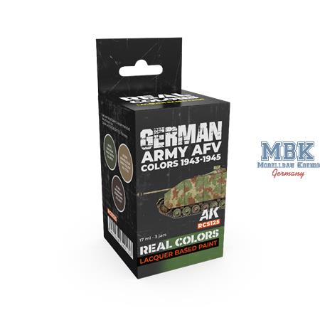 REAL COLORS: German Army AFV Colors 1943-1945 SET