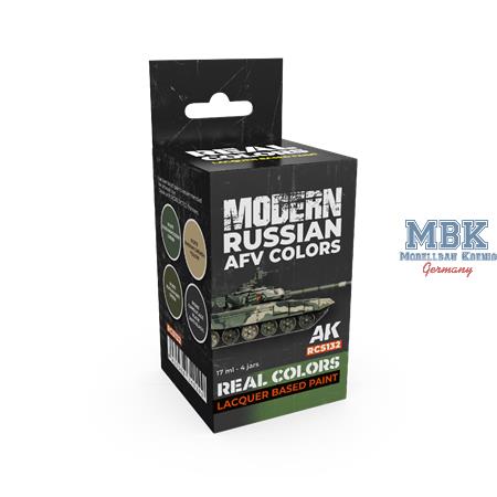 REAL COLORS: Modern Russian AFV Colors SET