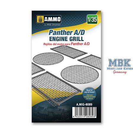 Panther A/ D engine grilles 1:35