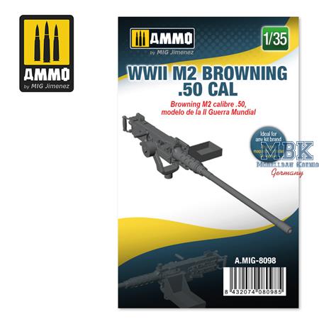 WWII M2 Browning .50 cal 1:35
