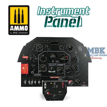 North-Amer. P-51B Mustang - Instrument Panel  1/1