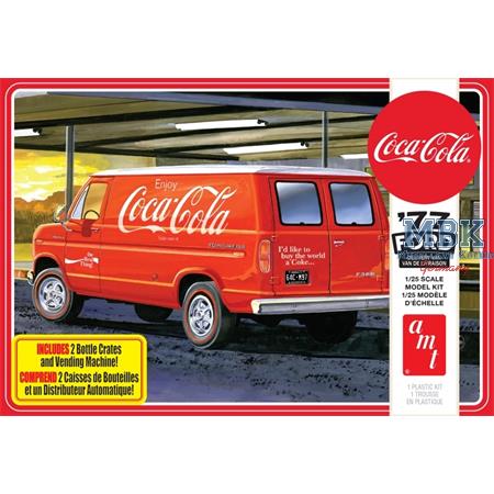 1977 Ford Van with Coca Cola Vending Machine