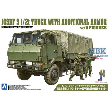 JGSDF 3 1/2t Truck with Additional Armor + Figures