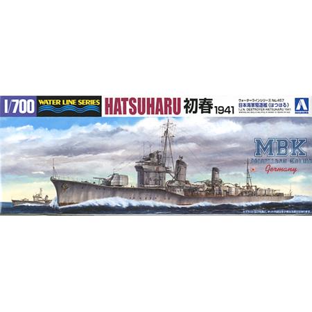 IJN Destroyer Hatsuharu 1941