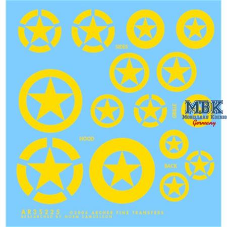M2/M3 Halftrack gelbe Sterne