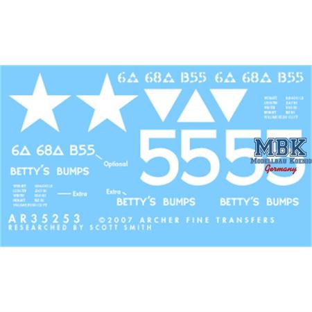 U.S. 6th Armored Division M4 früh "Bettys Bumps"