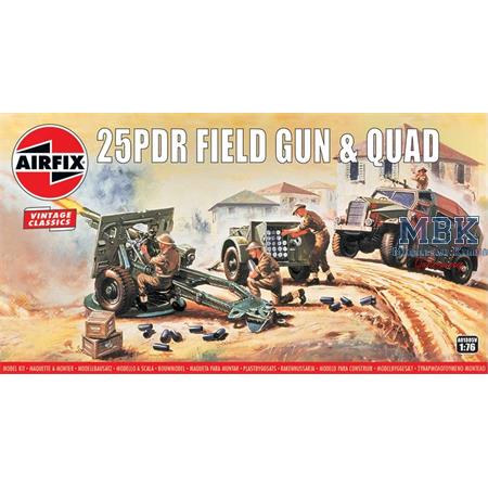 Vintage Classics: 25pdr Field Gun & Quad