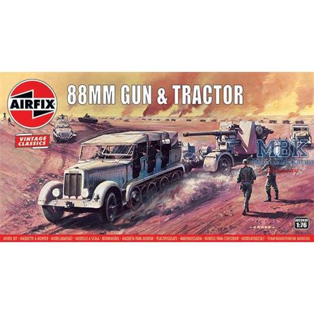 Vintage Classic: German 88mm and Tractor Set