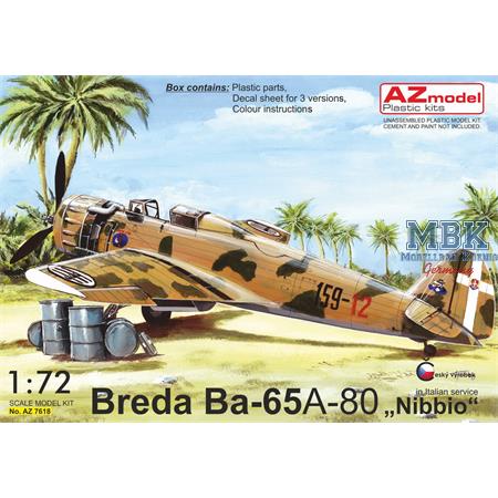 Breda Ba.65A-80 "In Italian service"