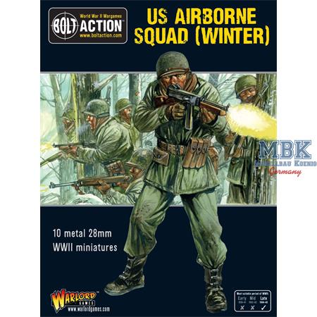 Bolt Action: US Paratrooper Squad (Winter)