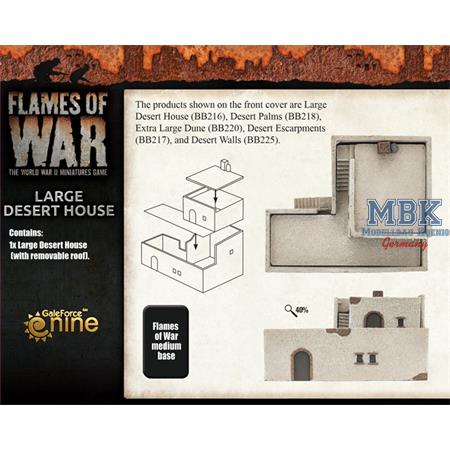 Flames Of War: Large Desert House