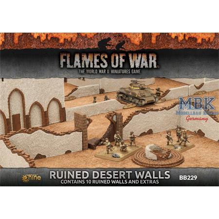 Flames Of War: Ruined Desert Walls