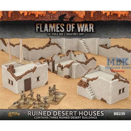 Flames Of War: Ruined Desert Houses