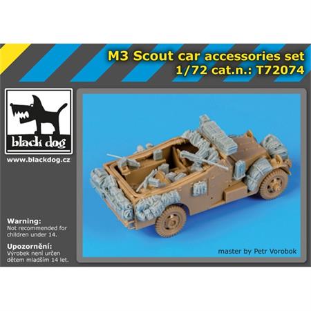 M 3 Scout car accessories set