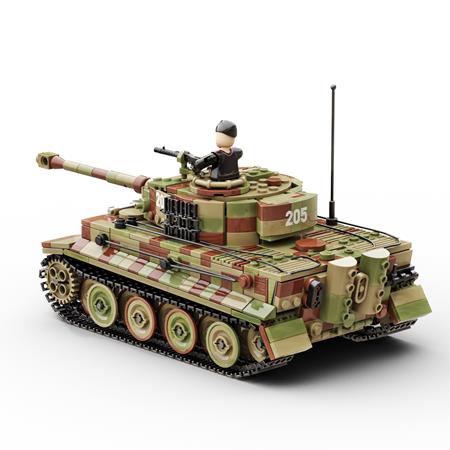 Tiger 1 Ausf. E Panzer Späte Version Tarn-Version