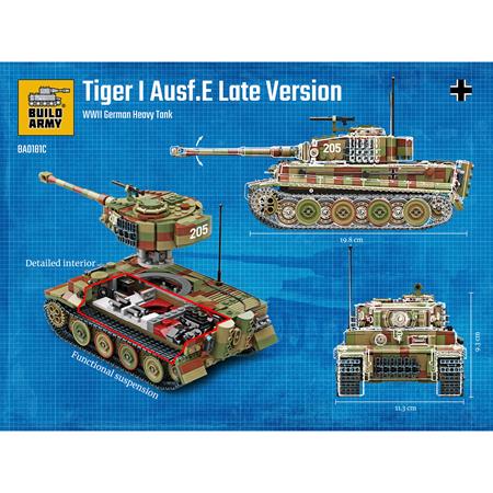Tiger 1 Ausf. E Panzer Späte Version Tarn-Version