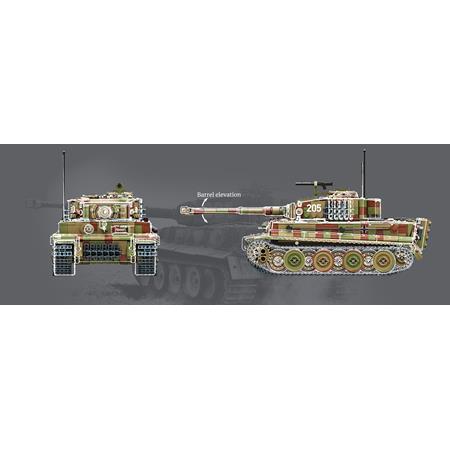 Tiger 1 Ausf. E Panzer Späte Version Tarn-Version