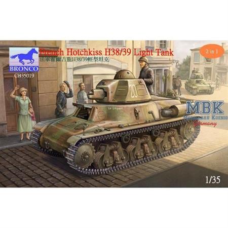 Hotchkiss H38 / 39 Light Tank (2in1)