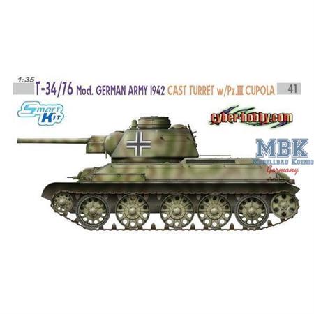 T-34/76 Mod. German Army 1942 Cast Turret - Cyber