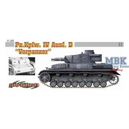 Panzer IV Ausf.D Vorpanzer  - Cyber Hobby exclusiv