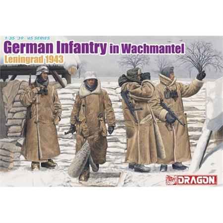 German Infantry in Wachmantel, Leningrad 1943