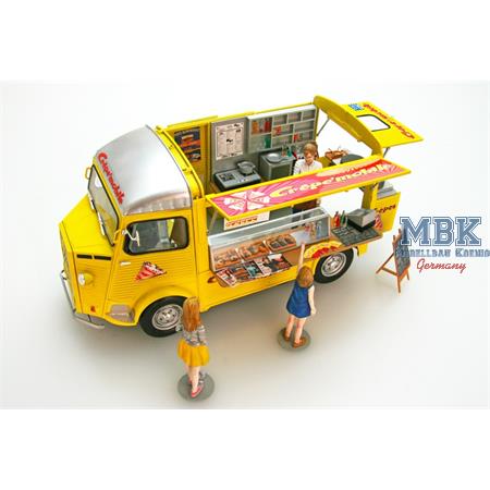 Citroen H Crepe Mobile with Figures 1:24